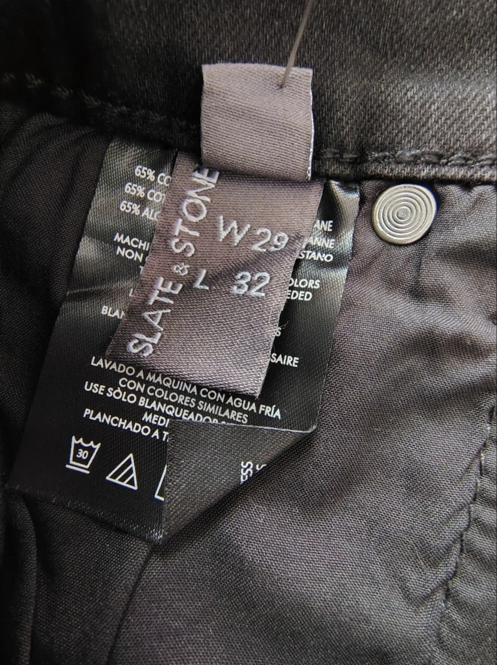 Slate & Stone Black men’s Skinny Jeans Size 29 X 32